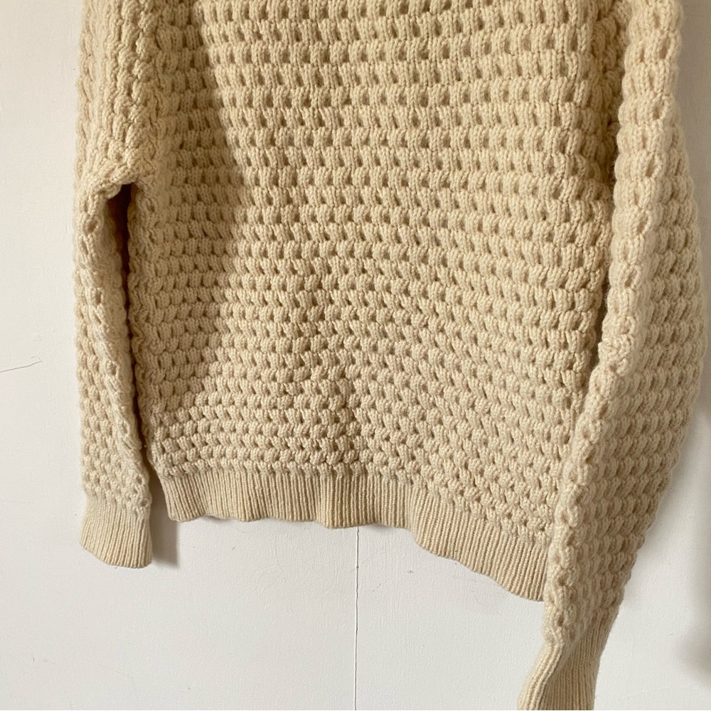 Vintage Wool Fishermans Sweater Whaler Sportswear England Abercrombie & Fitch - Picture 7 of 13